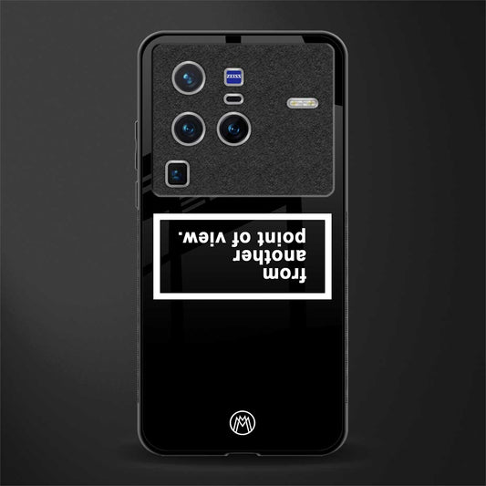 point of view black edition glass case for vivo x80 pro 5g image