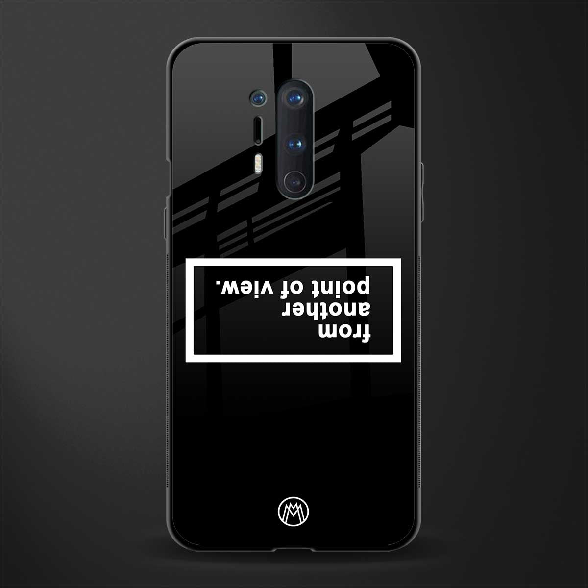 point of view black edition glass case for oneplus 8 pro image