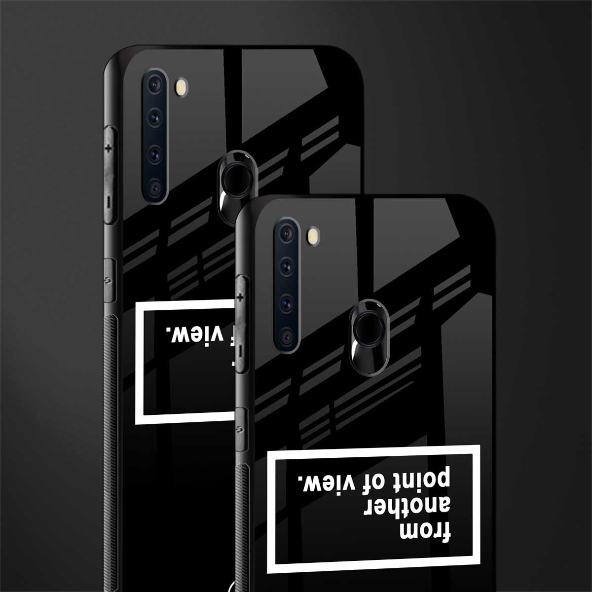 point of view black edition glass case for samsung a21 image-2