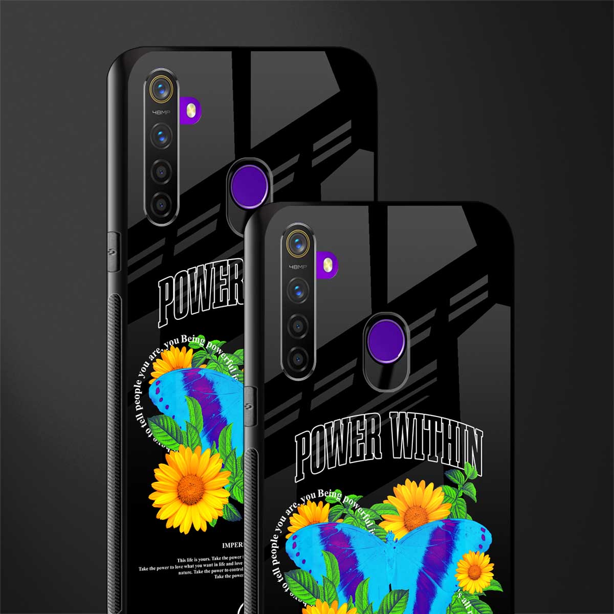 power within glass case for realme 5i image-2