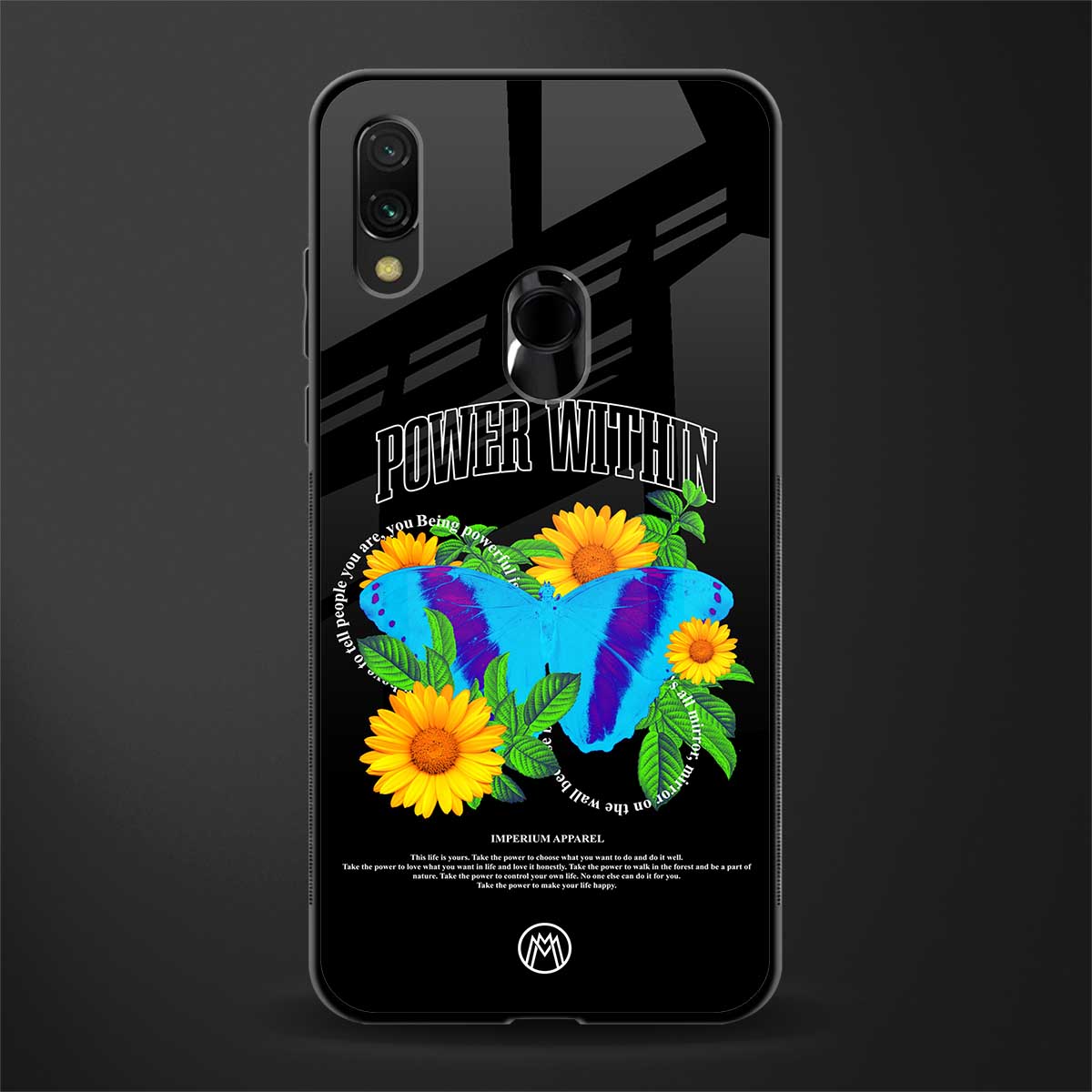 power within glass case for redmi y3 image