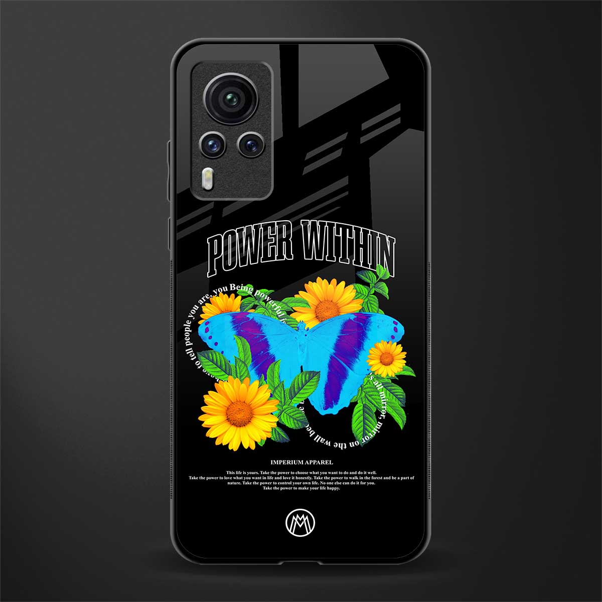 power within glass case for vivo x60 pro image
