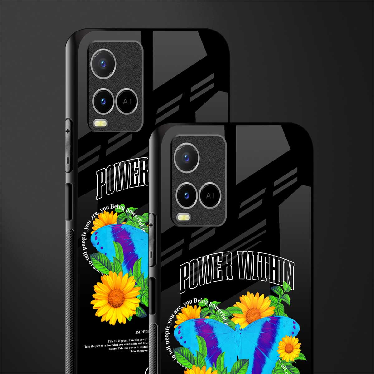 power within glass case for vivo y33s vivo y33t image-2