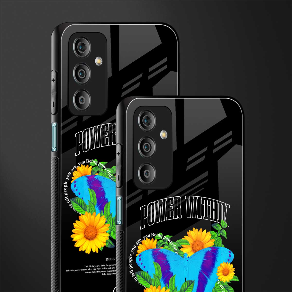 power within back phone cover | glass case for samsung galaxy f23 5g