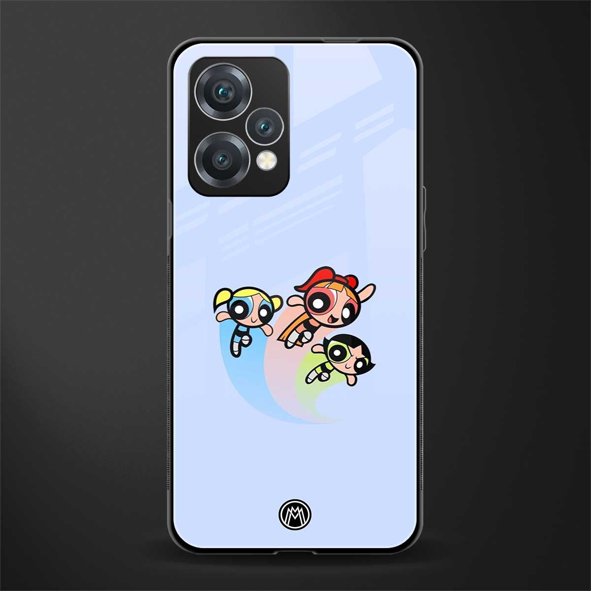 powerpuff girls cartoon back phone cover | glass case for oneplus nord ce 2 lite 5g