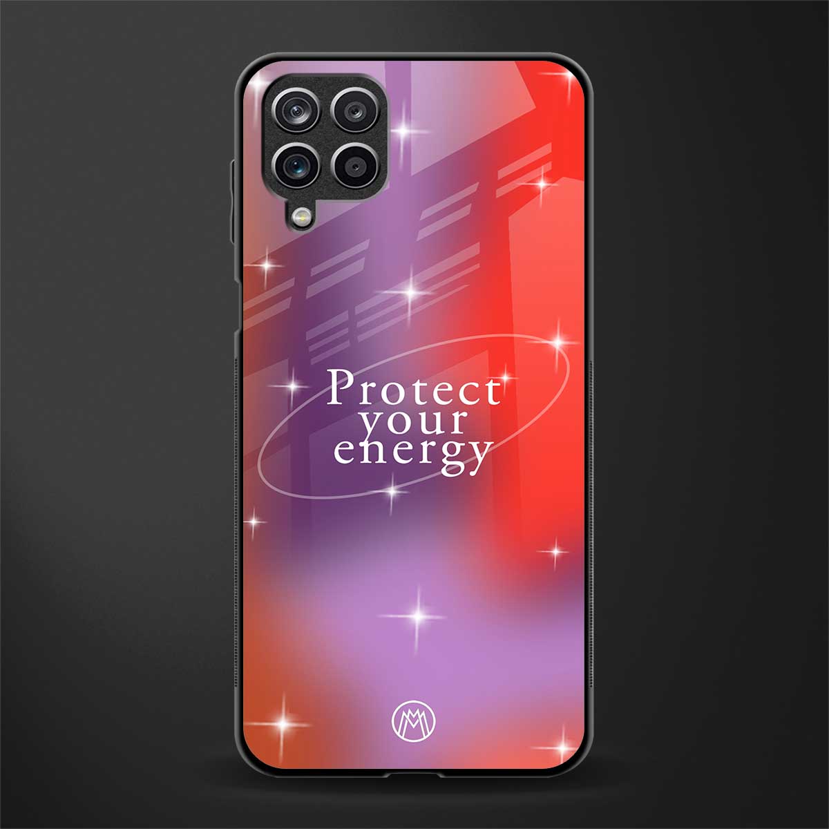 protect your energy back phone cover | glass case for samsung galaxy a22 4g