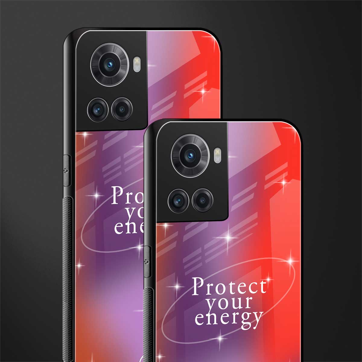 protect your energy back phone cover | glass case for oneplus 10r 5g