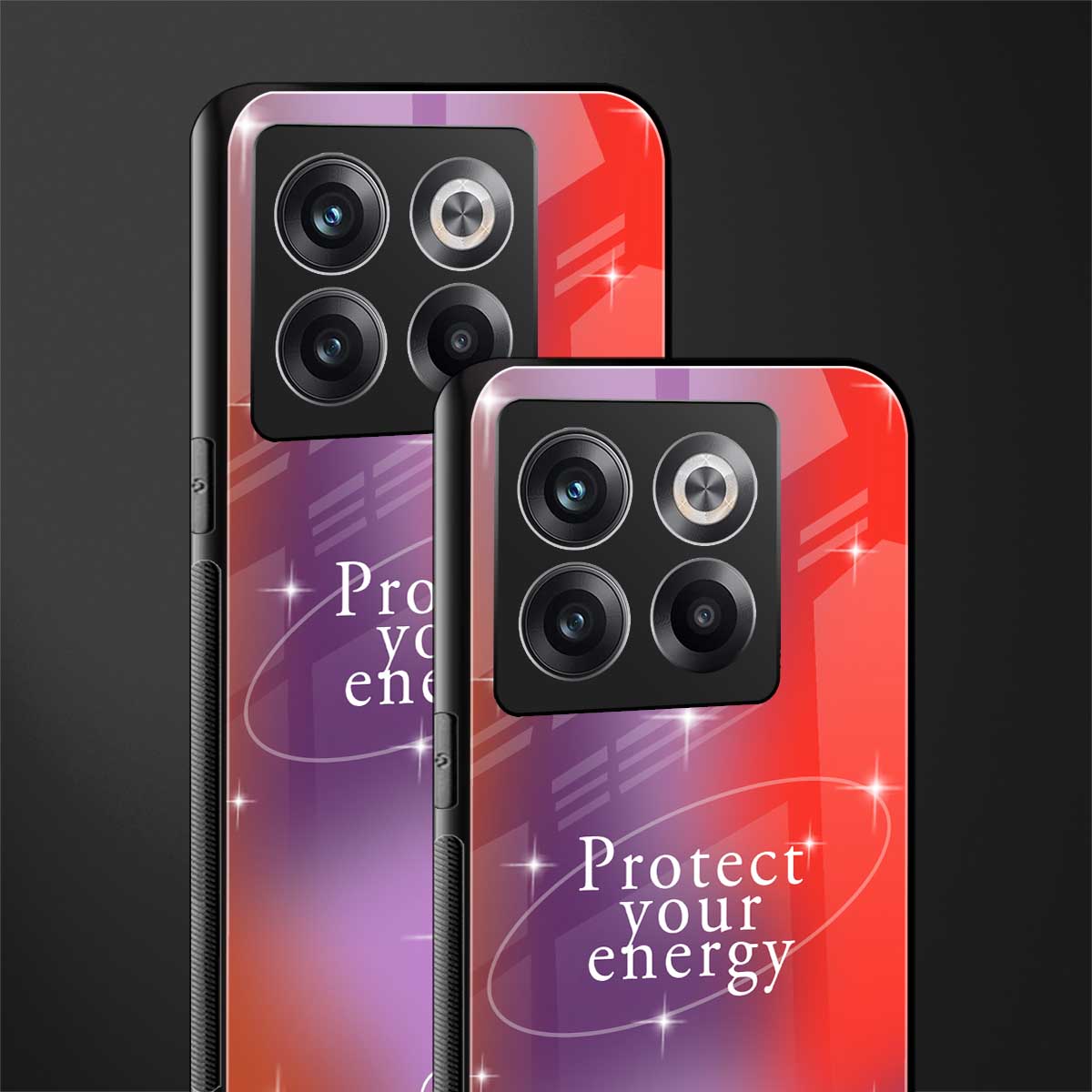 protect your energy back phone cover | glass case for oneplus 10t