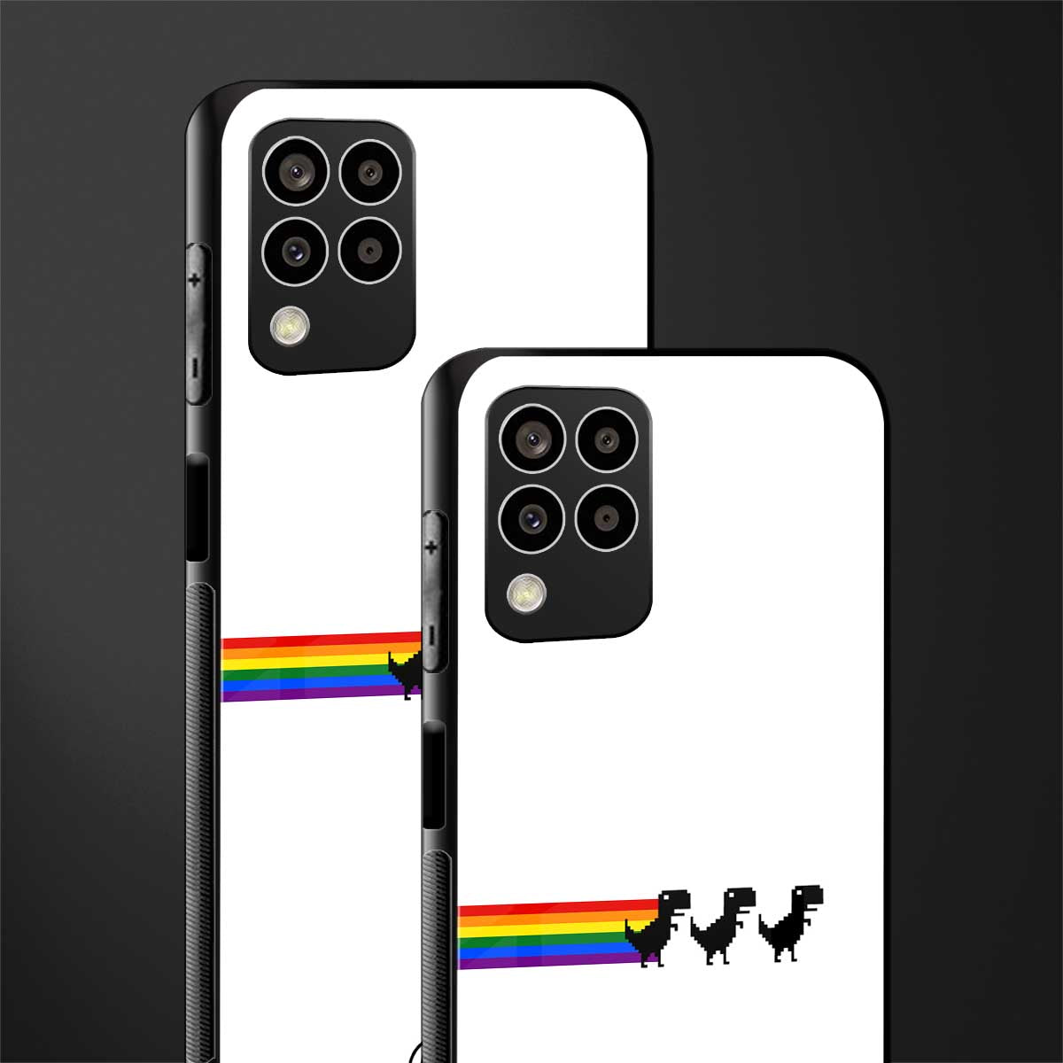 proud dinosaurs back phone cover | glass case for samsung galaxy m33 5g