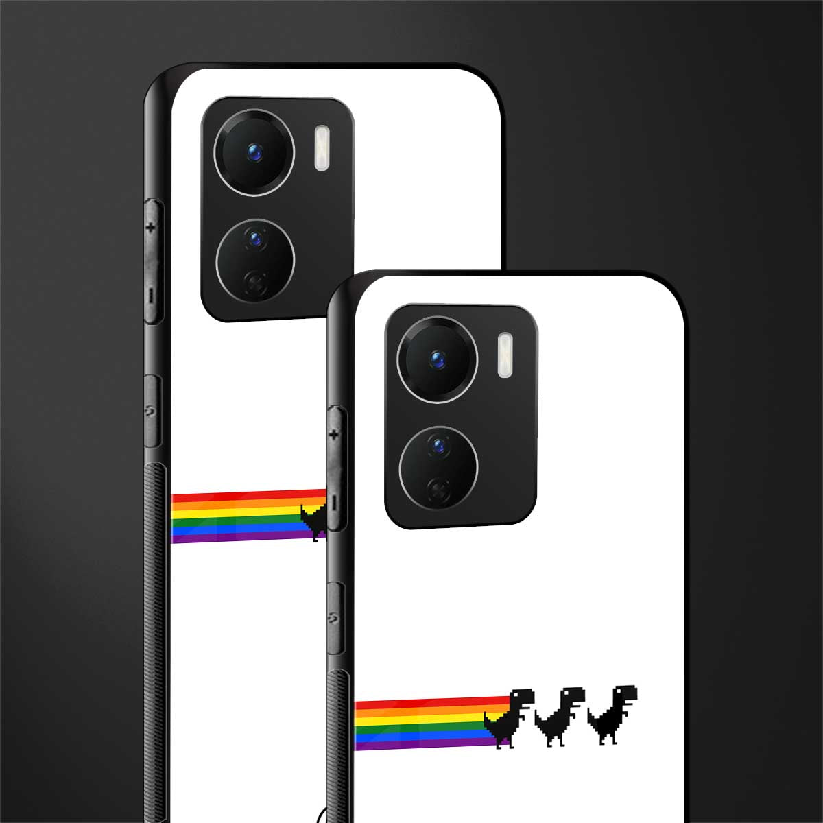 proud dinosaurs back phone cover | glass case for vivo y16