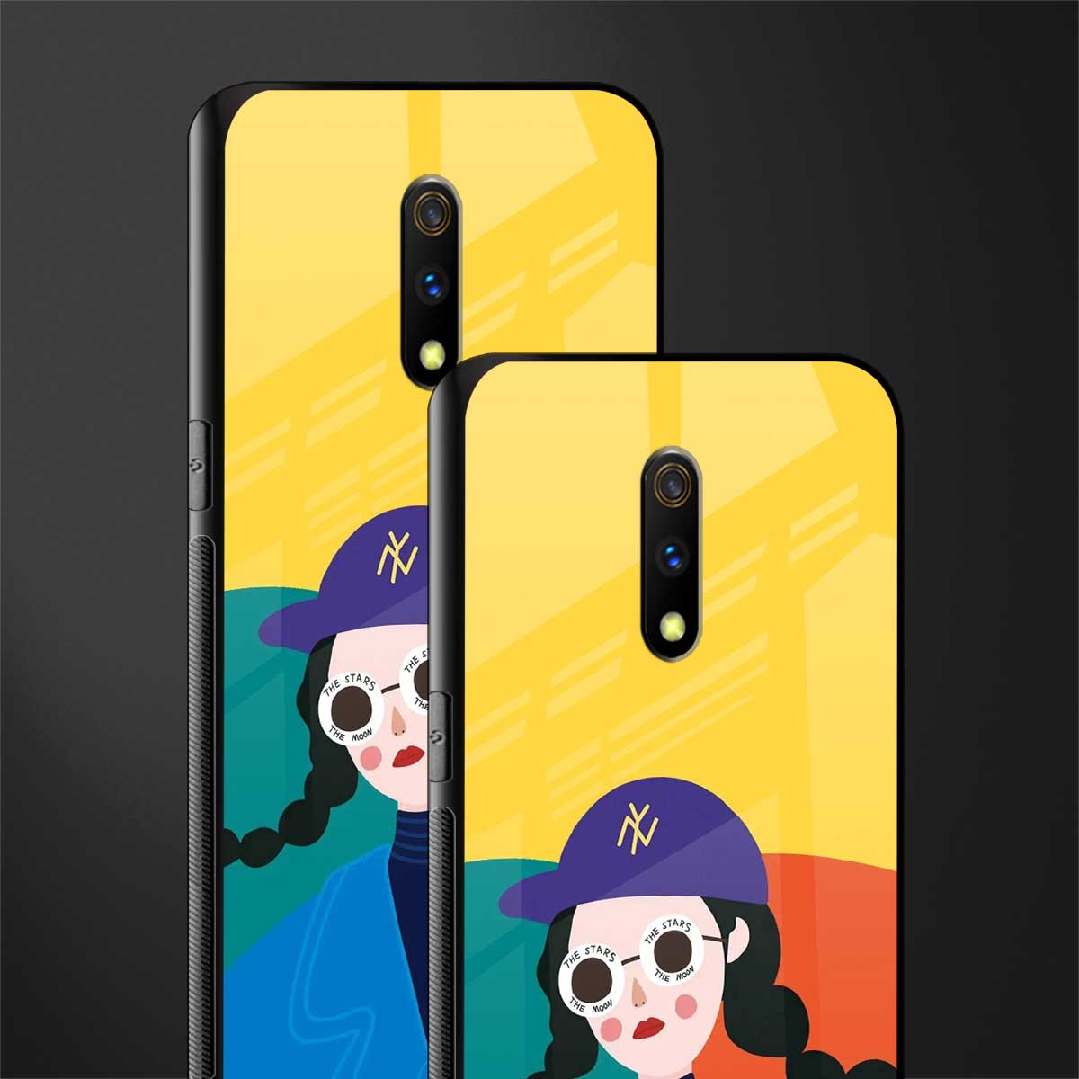 psychedelic chic glass case for oppo k3 image-2
