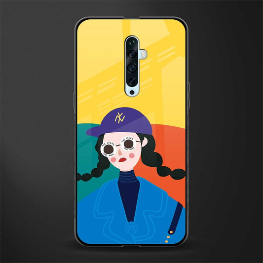 psychedelic chic glass case for oppo reno 2f image