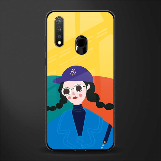 psychedelic chic glass case for vivo u20 image