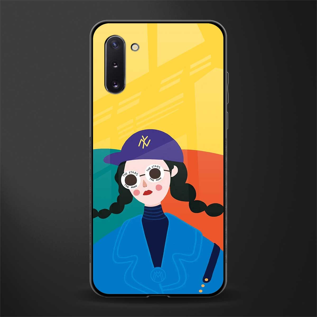 psychedelic chic glass case for samsung galaxy note 10 image