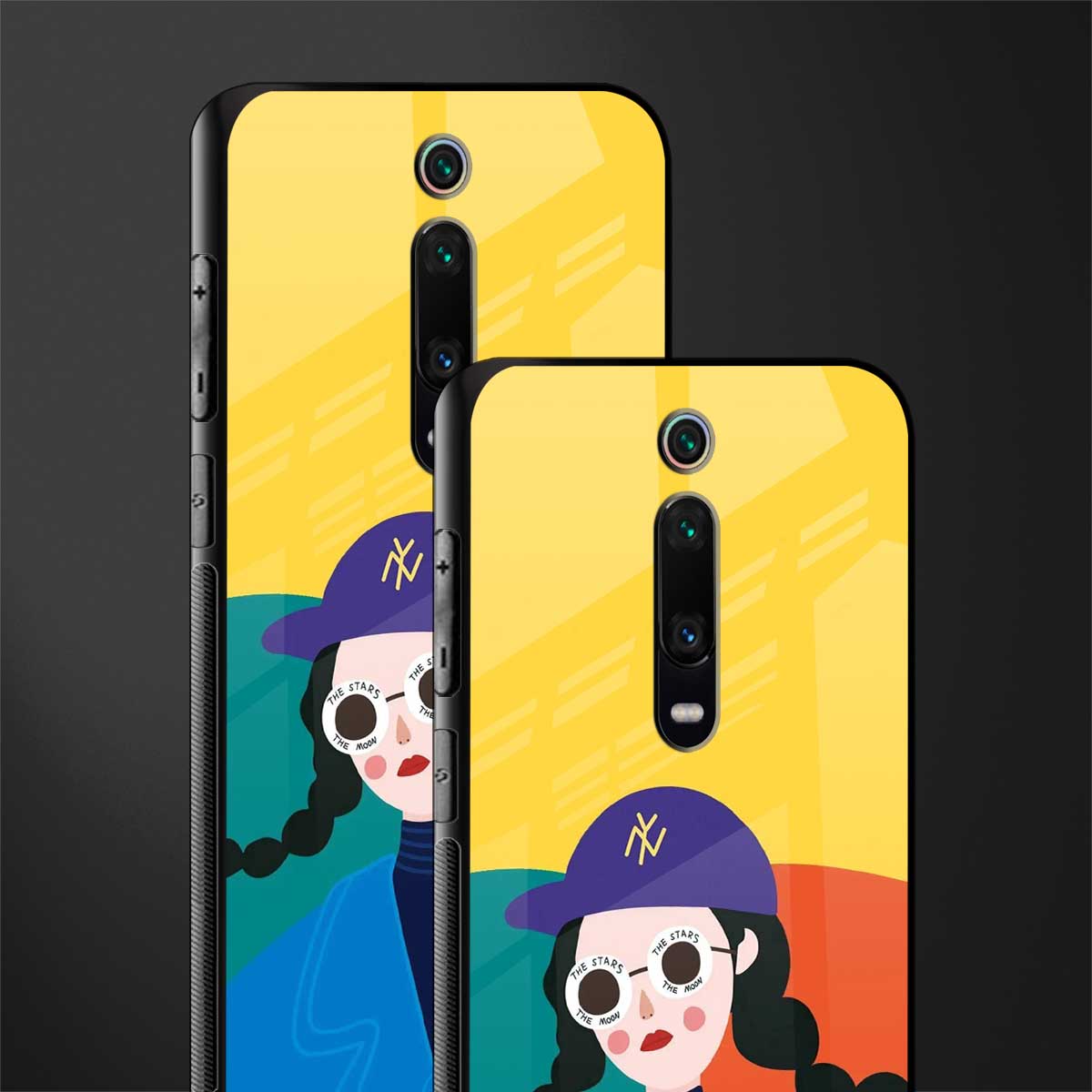 psychedelic chic glass case for redmi k20 pro image-2