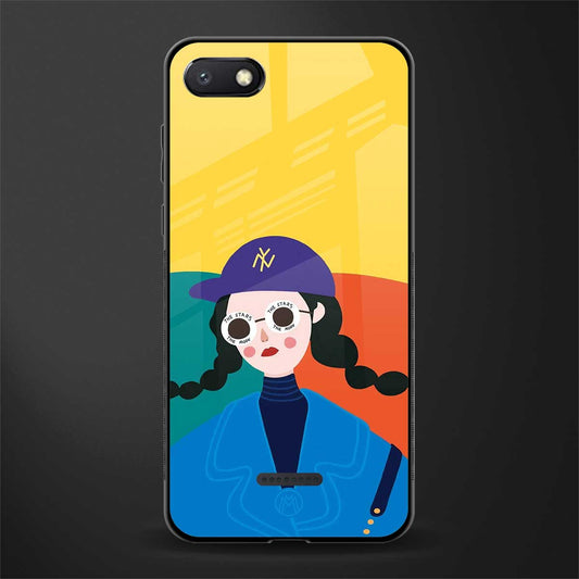 psychedelic chic glass case for redmi 6a image