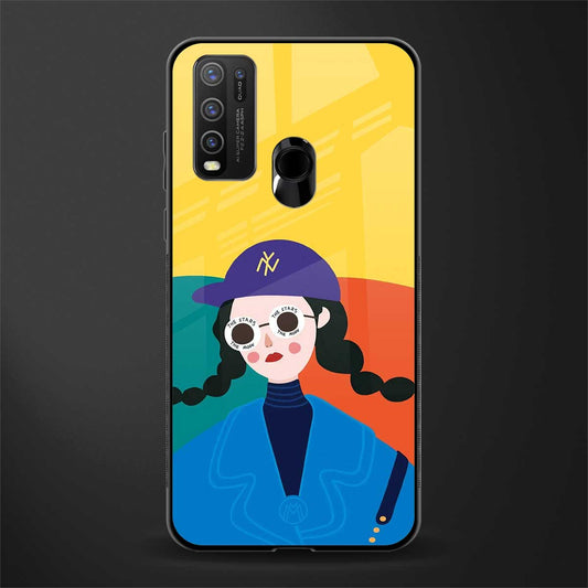 psychedelic chic glass case for vivo y50 image