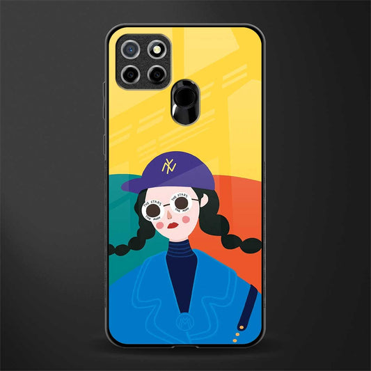 psychedelic chic glass case for realme narzo 20 image
