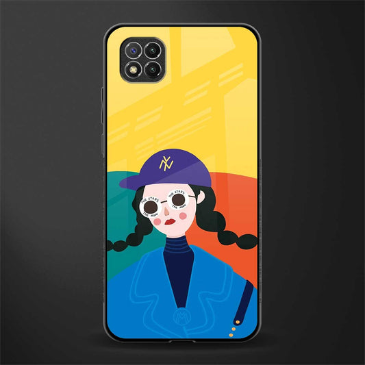psychedelic chic glass case for poco c3 image