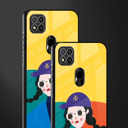 psychedelic chic glass case for redmi 9 activ image-2