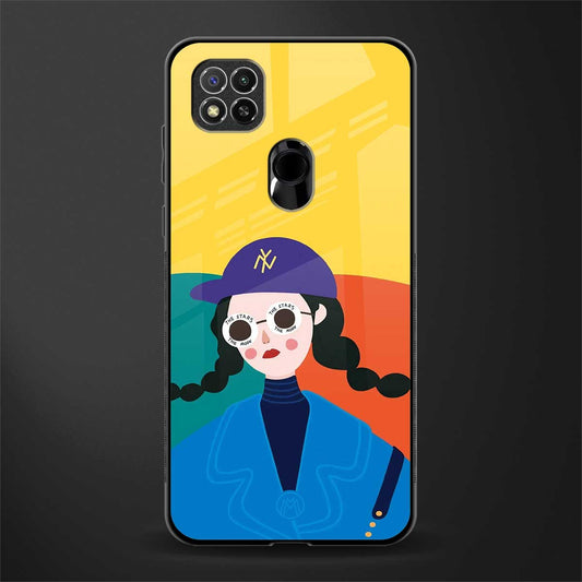 psychedelic chic glass case for poco c31 image