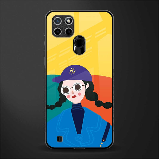 psychedelic chic glass case for realme c21y image