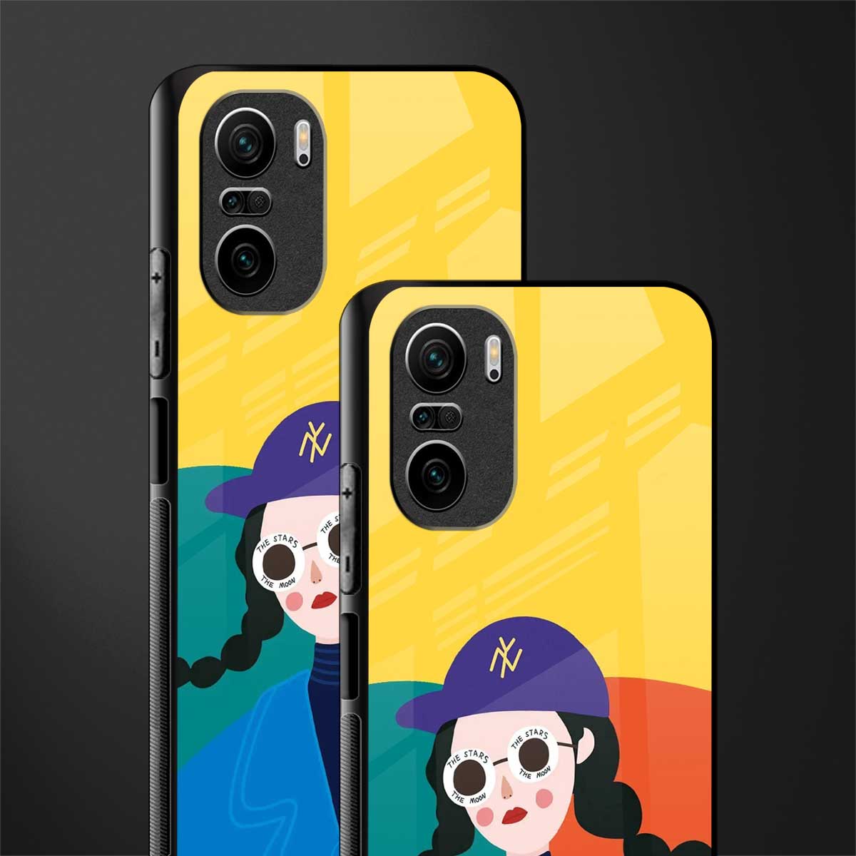 psychedelic chic glass case for mi 11x 5g image-2