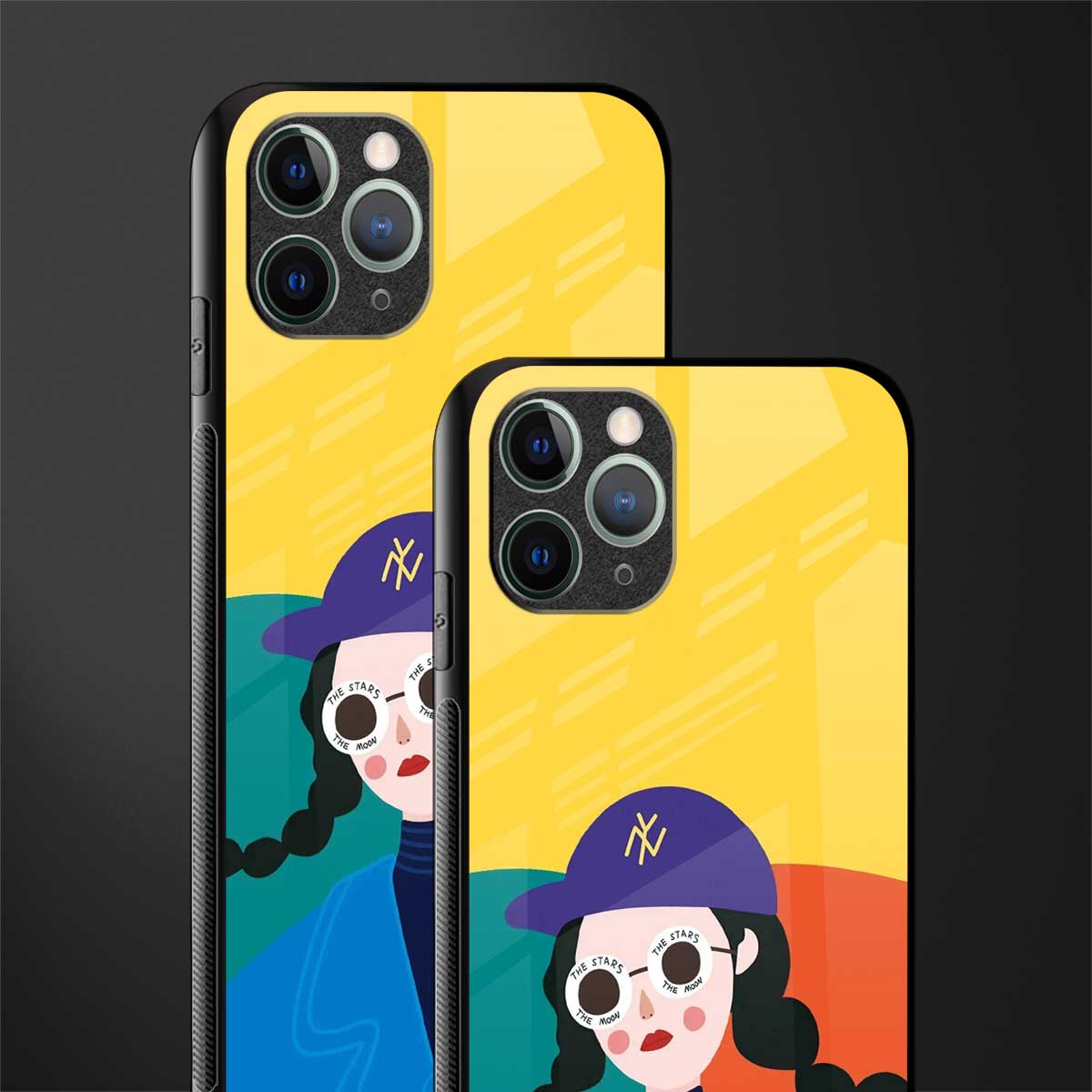 psychedelic chic glass case for iphone 11 pro image-2