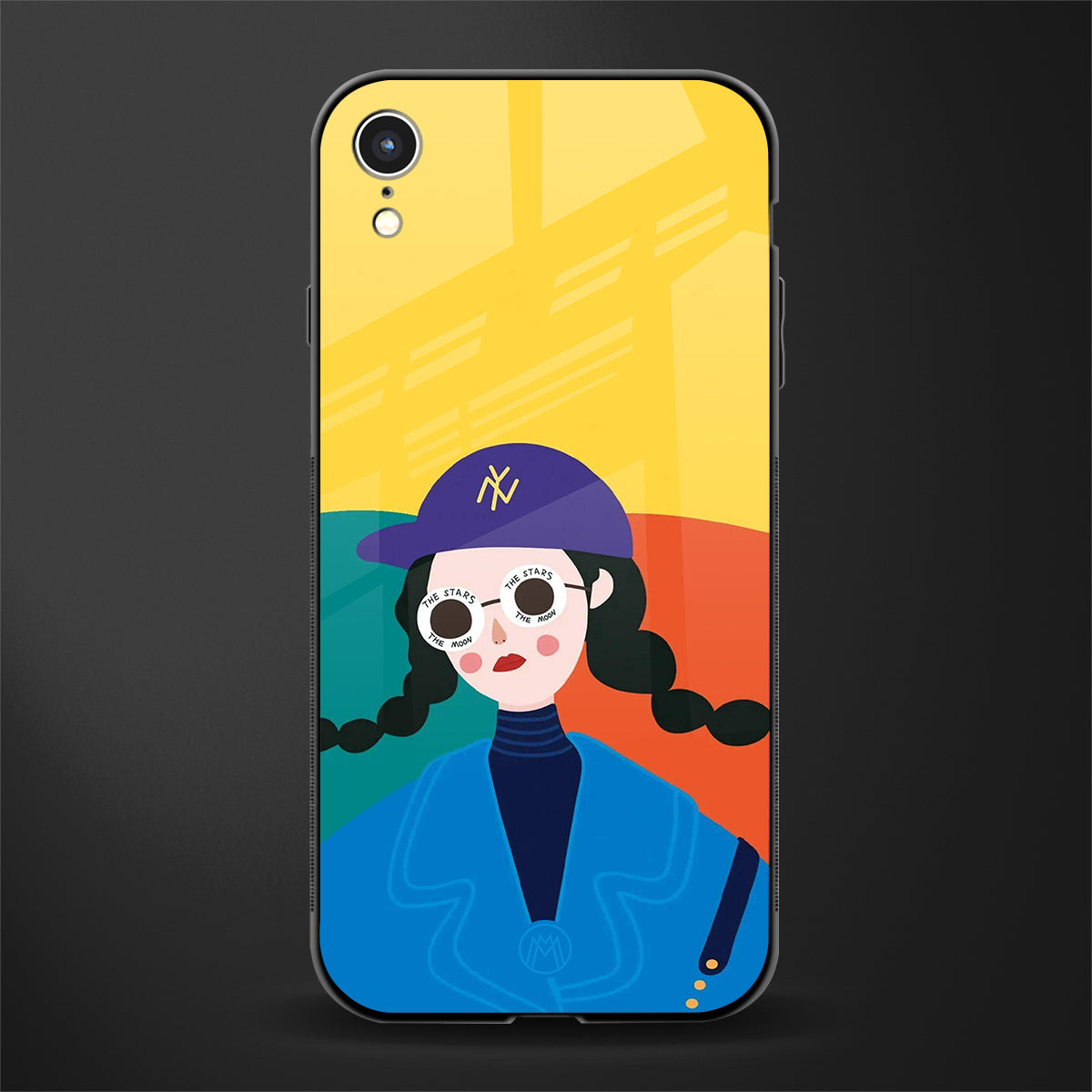 psychedelic chic glass case for iphone xr image