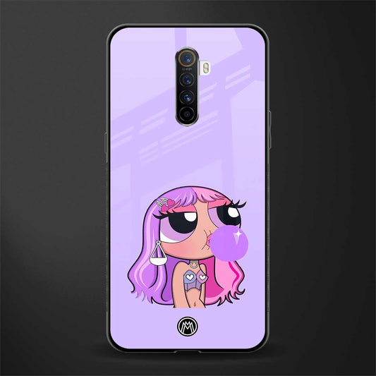 purple chic powerpuff girls glass case for realme x2 pro image