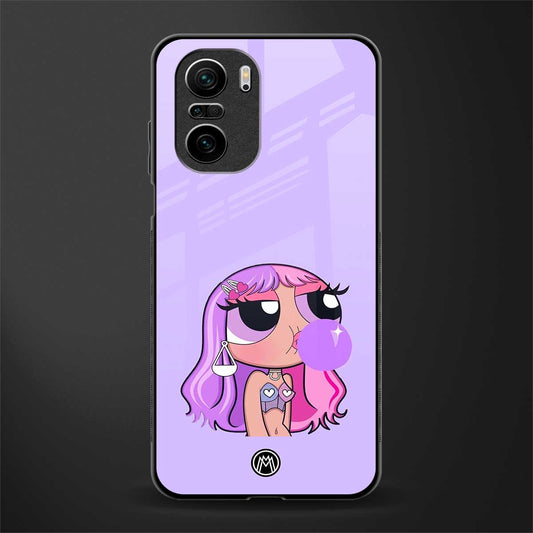 purple chic powerpuff girls glass case for mi 11x 5g image