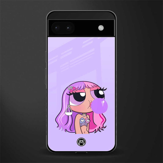 purple chic powerpuff girls back phone cover | glass case for google pixel 6a