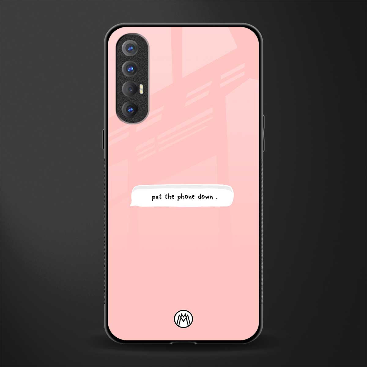 put the phone down glass case for oppo reno 3 pro image
