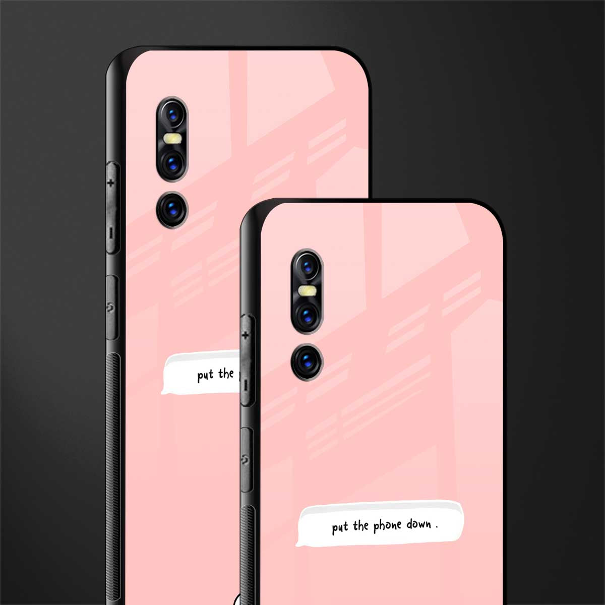 put the phone down glass case for vivo v15 pro image-2