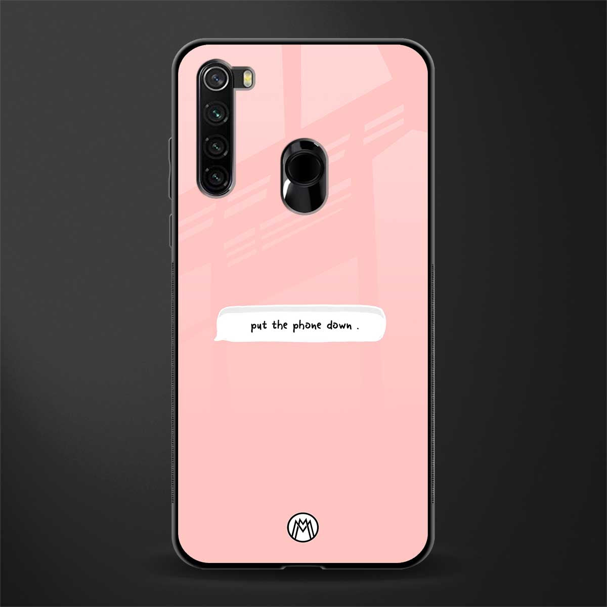 put the phone down glass case for redmi note 8 image