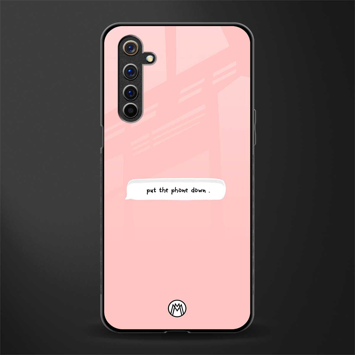 put the phone down glass case for realme 6i image