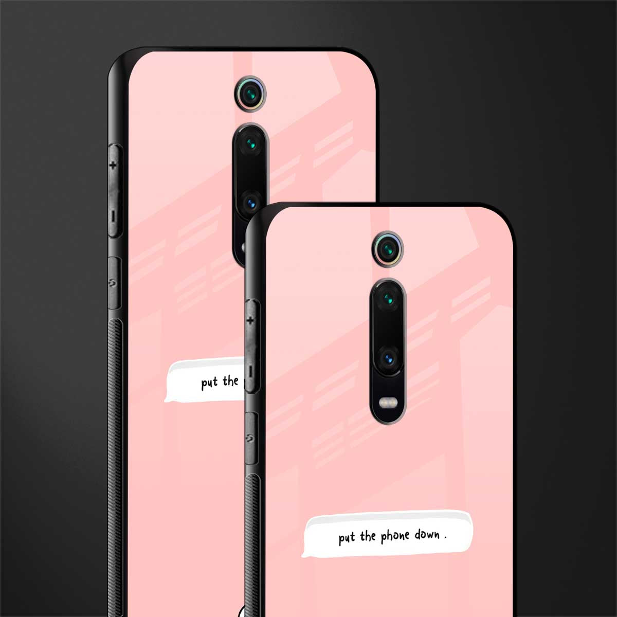 put the phone down glass case for redmi k20 image-2