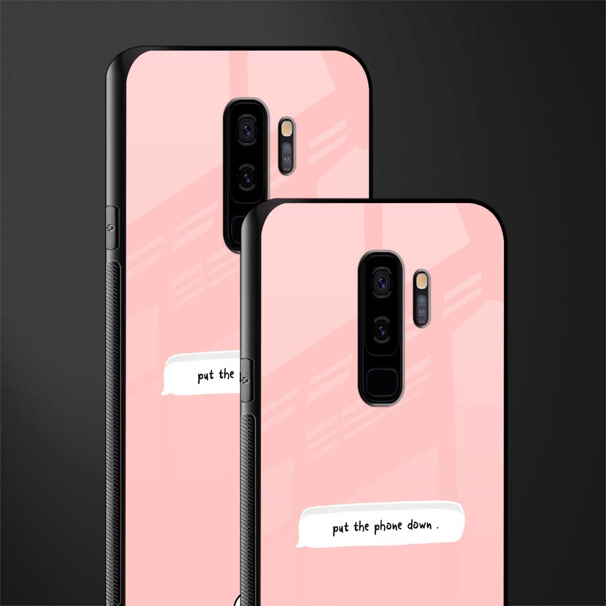 put the phone down glass case for samsung galaxy s9 plus image-2