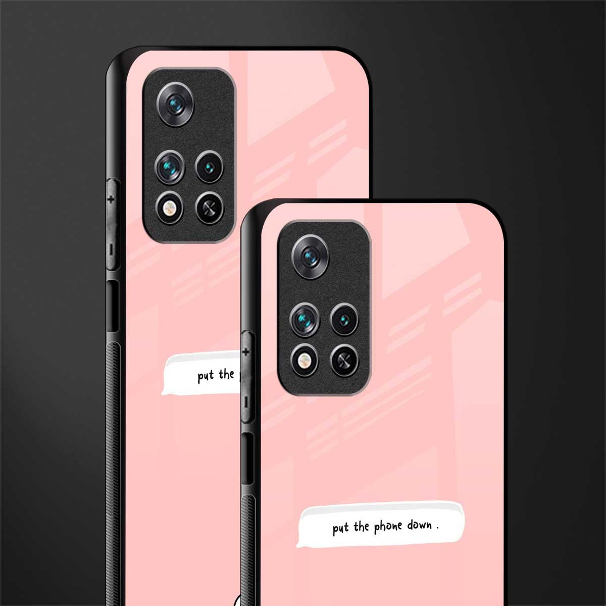 put the phone down glass case for poco m4 pro 5g image-2
