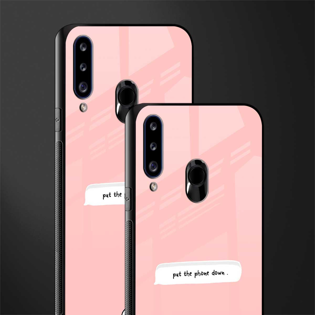 put the phone down glass case for samsung galaxy a20s image-2