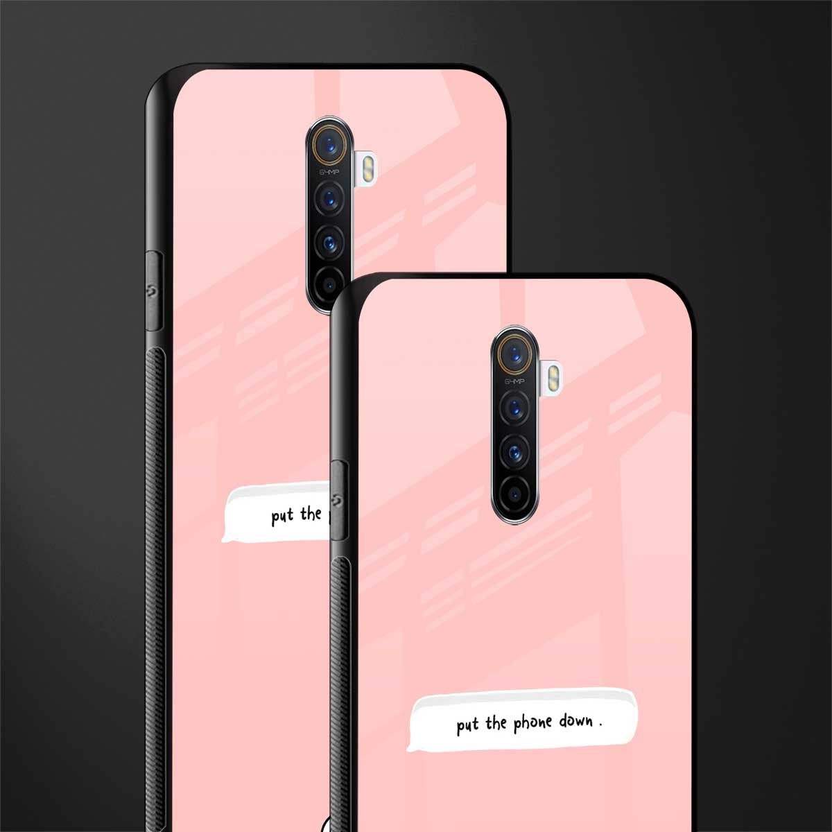 put the phone down glass case for realme x2 pro image-2
