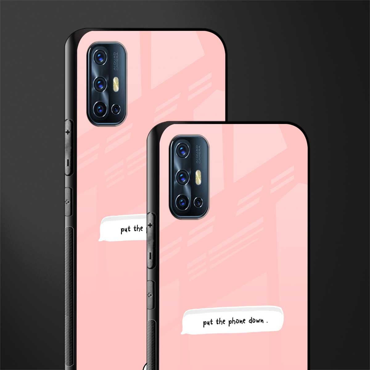 put the phone down glass case for vivo v17 image-2