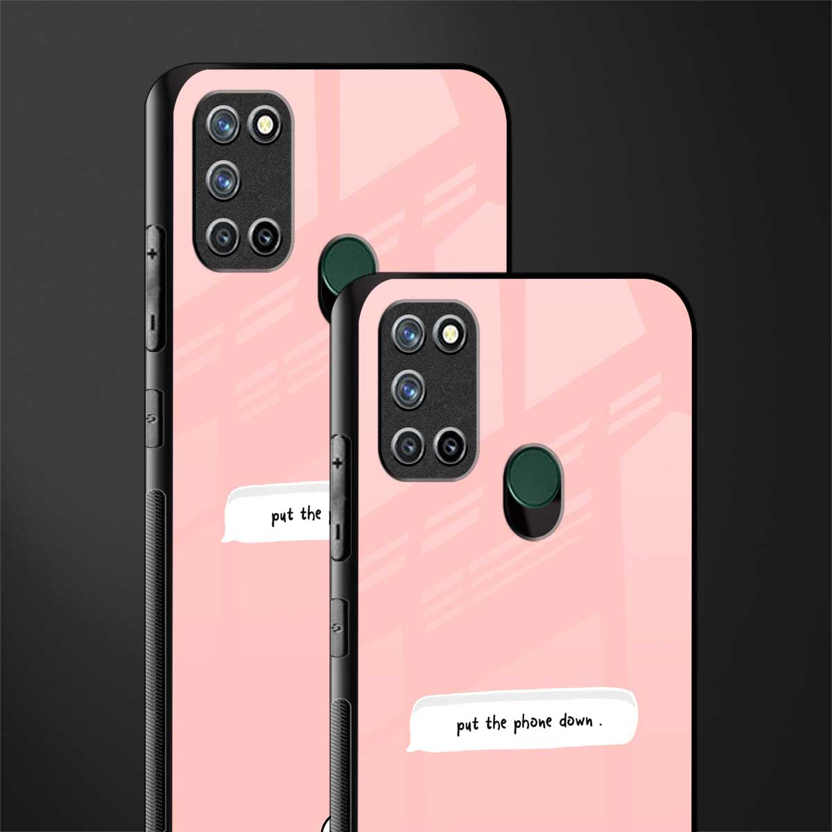 put the phone down glass case for realme 7i image-2