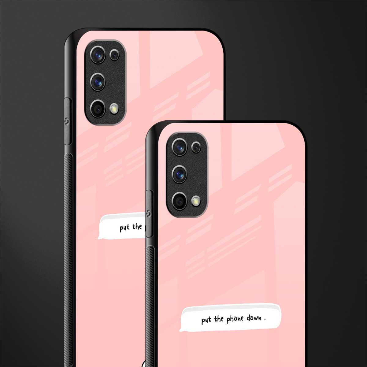 put the phone down glass case for realme 7 pro image-2