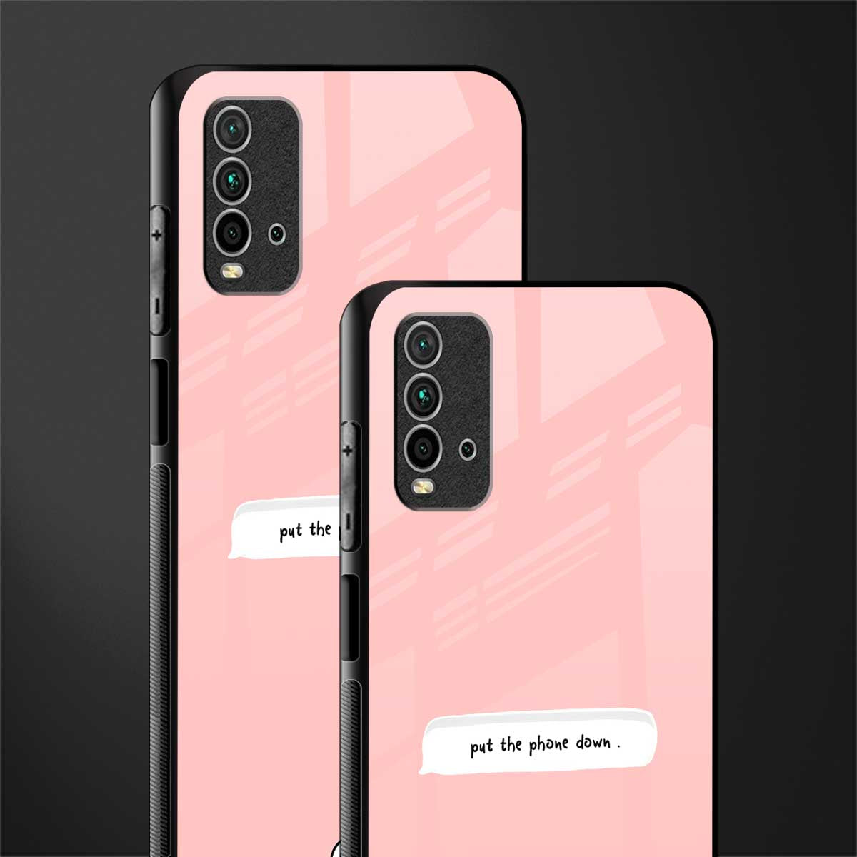 put the phone down glass case for redmi 9 power image-2
