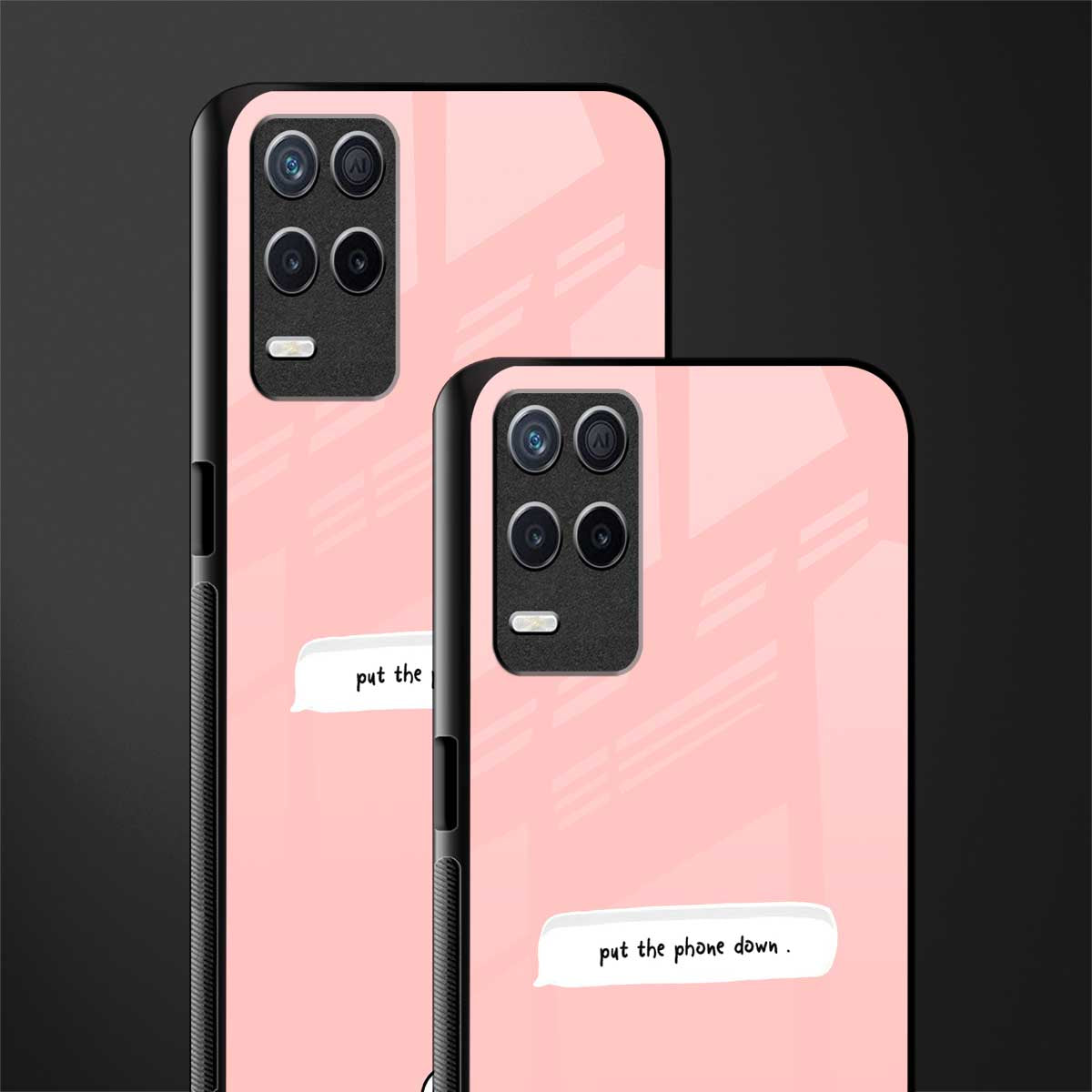 put the phone down glass case for realme narzo 30 5g image-2