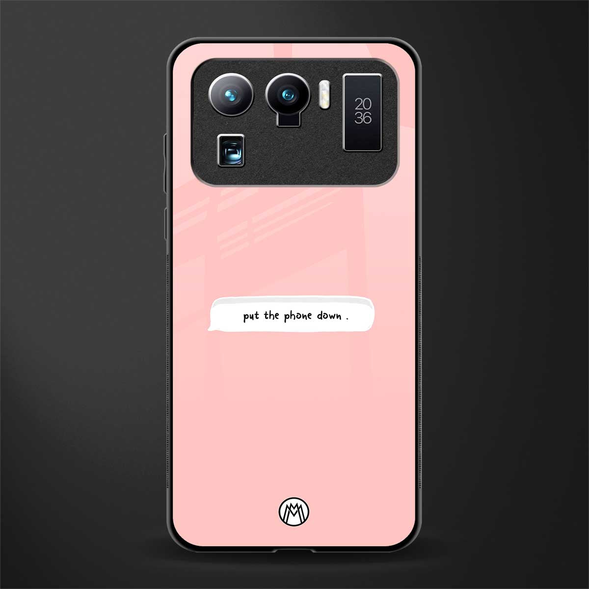 put the phone down glass case for mi 11 ultra 5g image