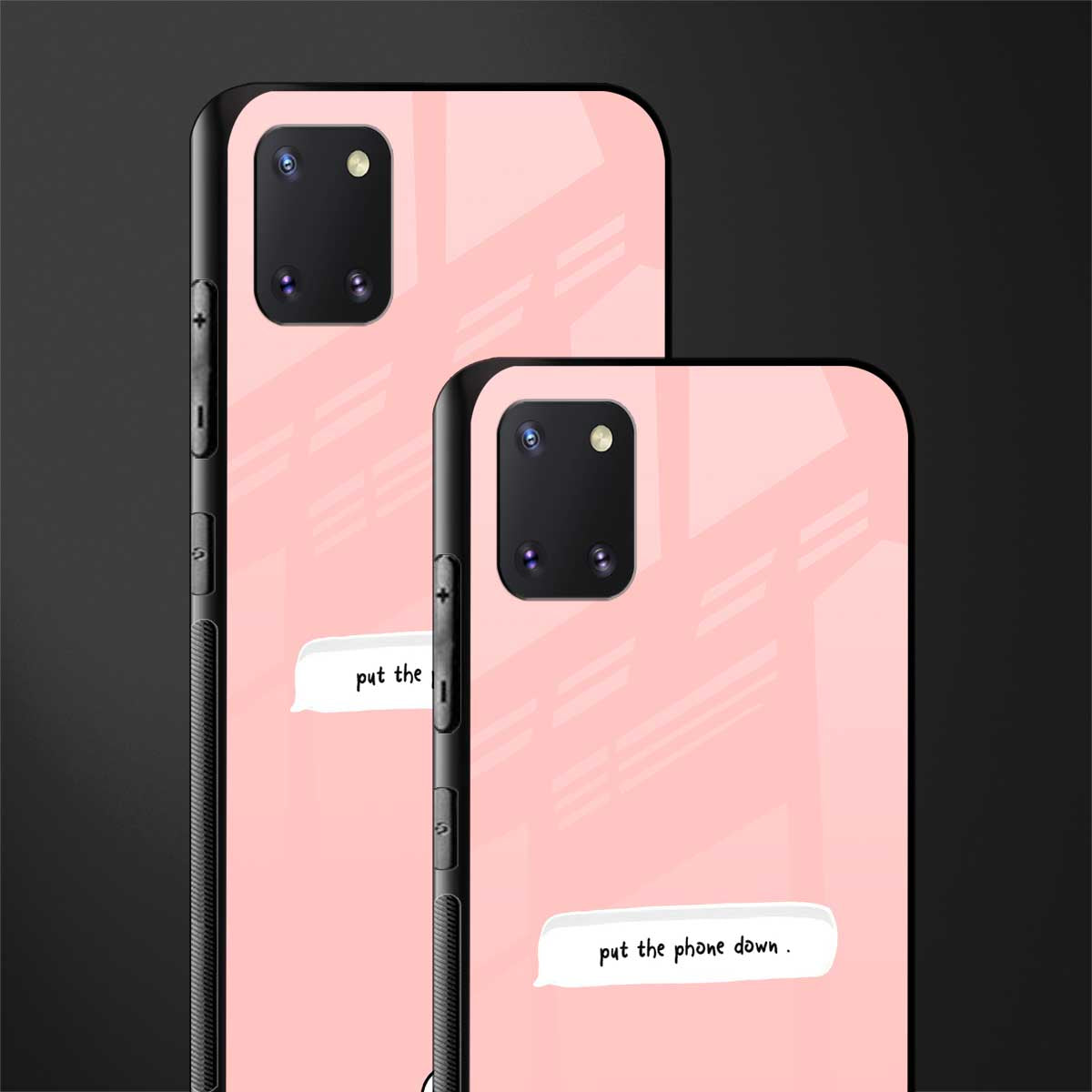 put the phone down glass case for samsung a81 image-2
