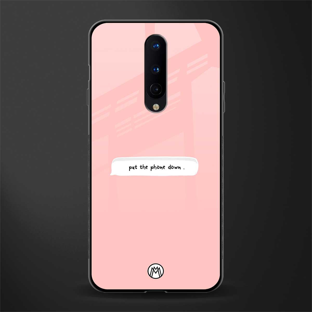 put the phone down glass case for oneplus 8 image