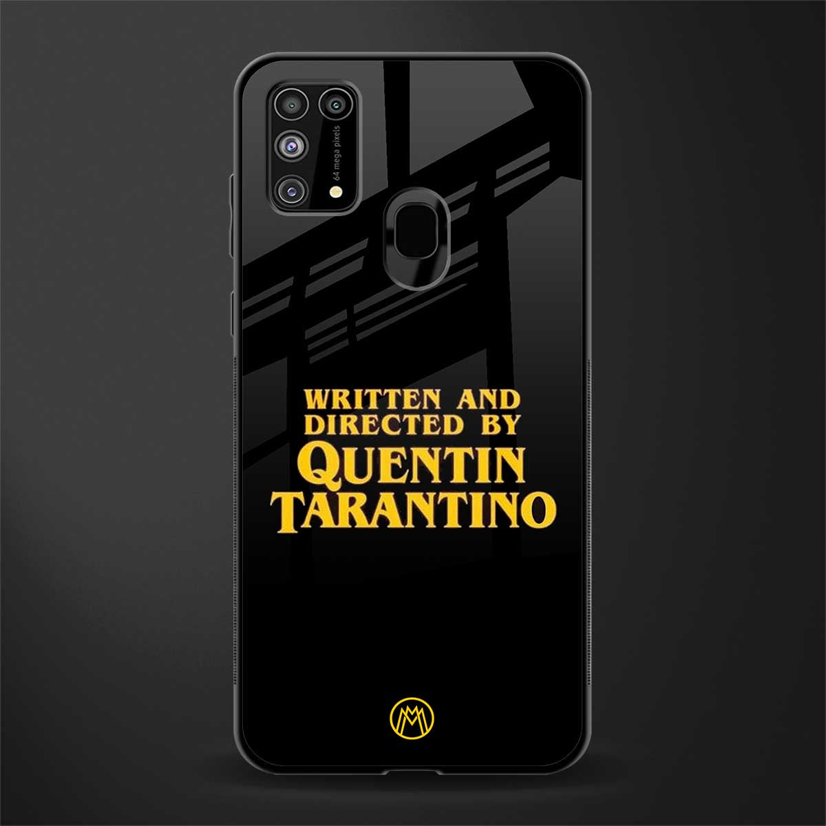 quentin tarantino glass case for samsung galaxy m31 prime edition image